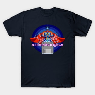 Retro Floppy disk Storbringers 8 bit splash page T-Shirt